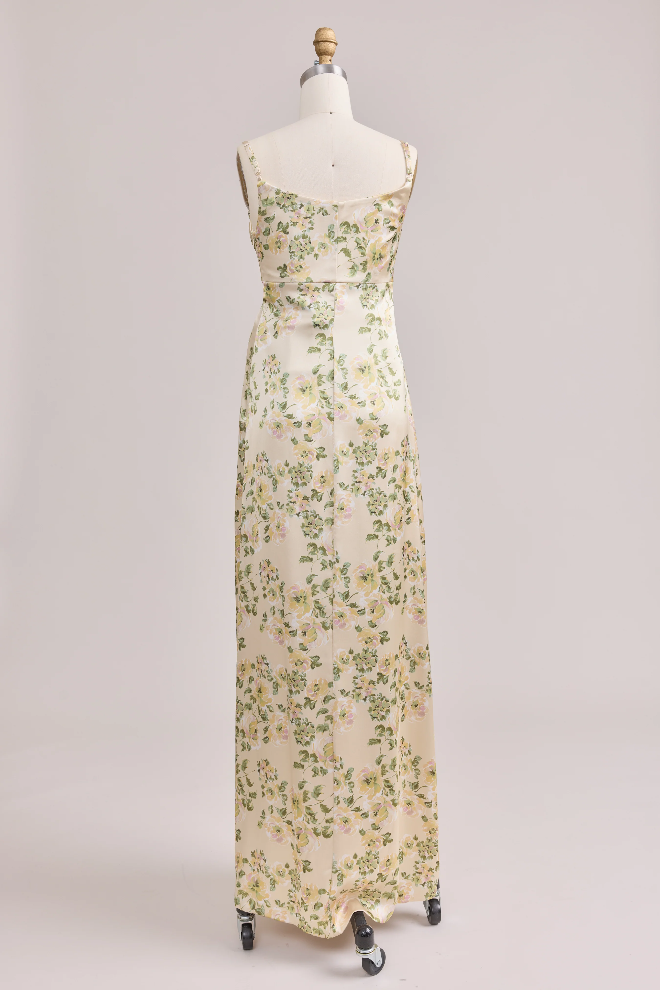 Maternity Skye Satin Floral Print Dress | Made To Order - Image 56