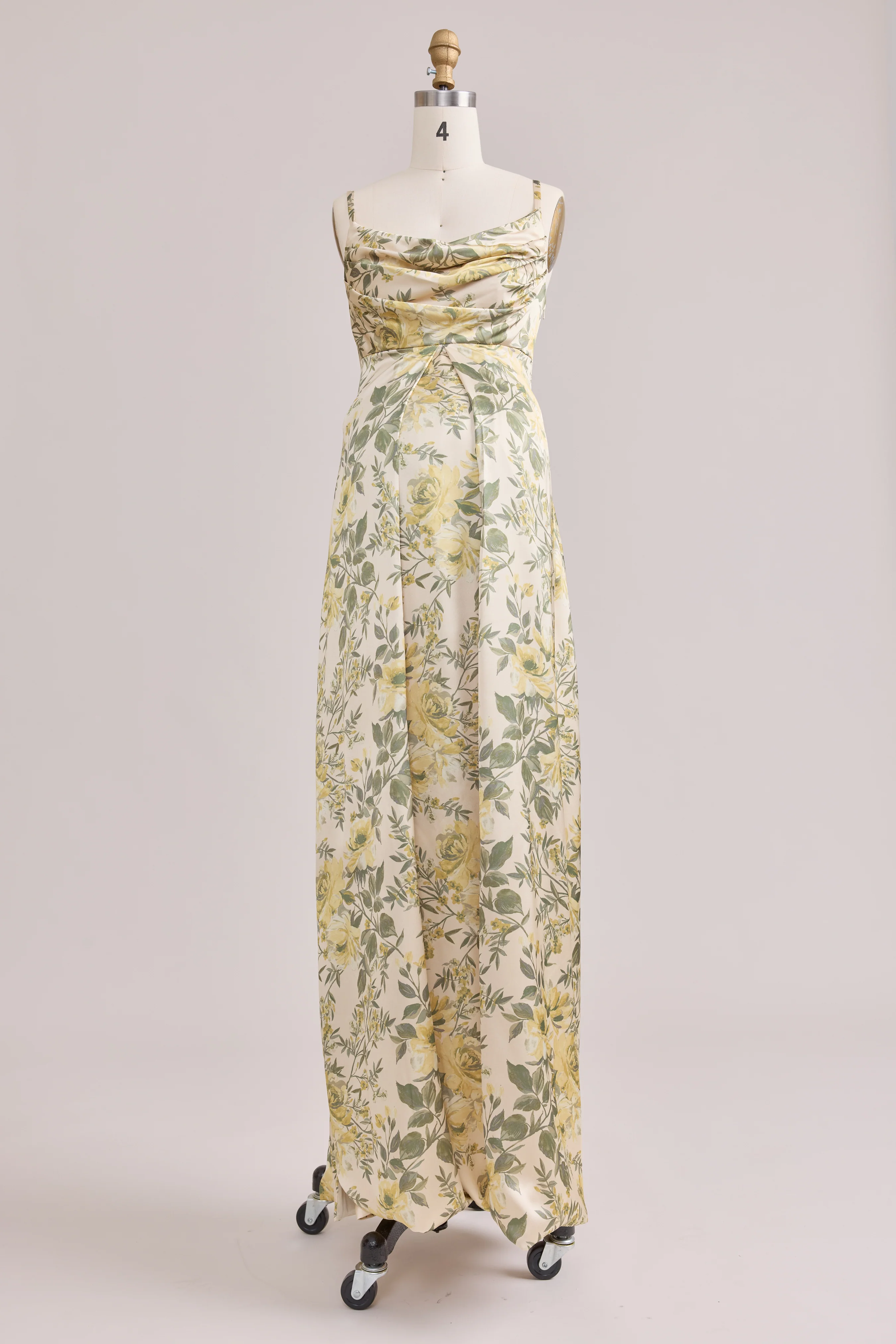Maternity Skye Satin Floral Print Dress | Made To Order - Image 57