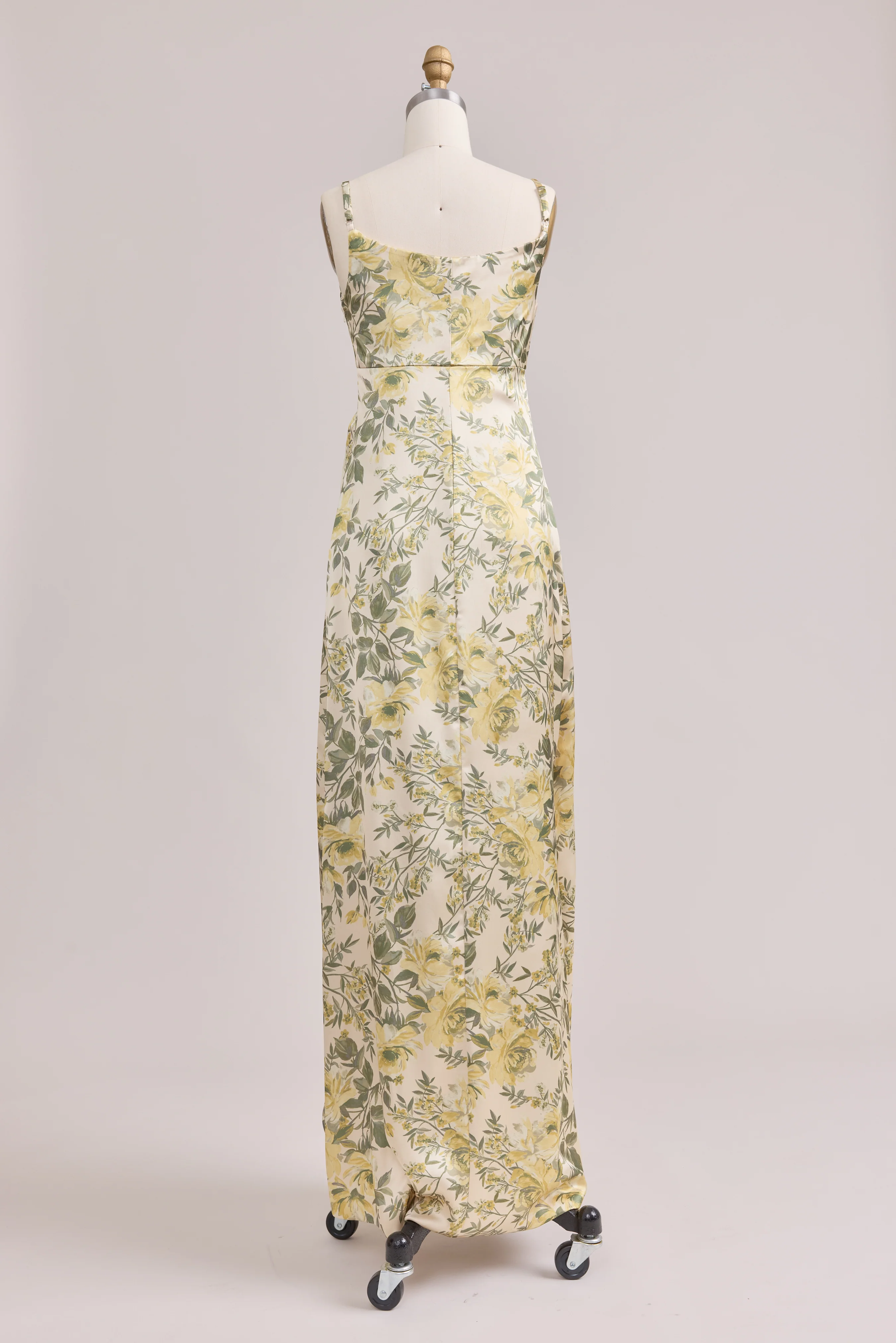 Maternity Skye Satin Floral Print Dress | Made To Order - Image 58
