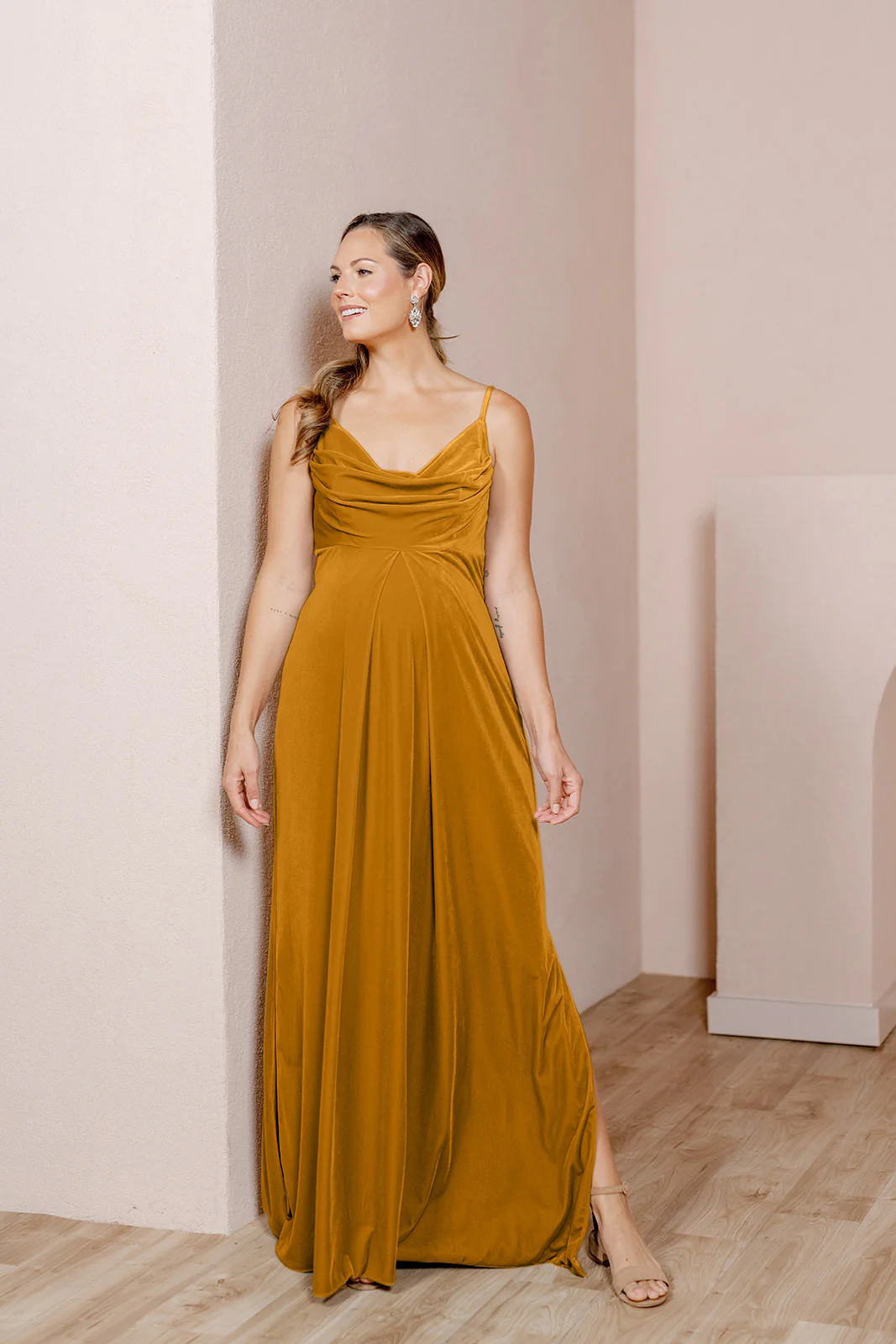 Maternity Skye Velvet Dress | Made To Order - Image 13