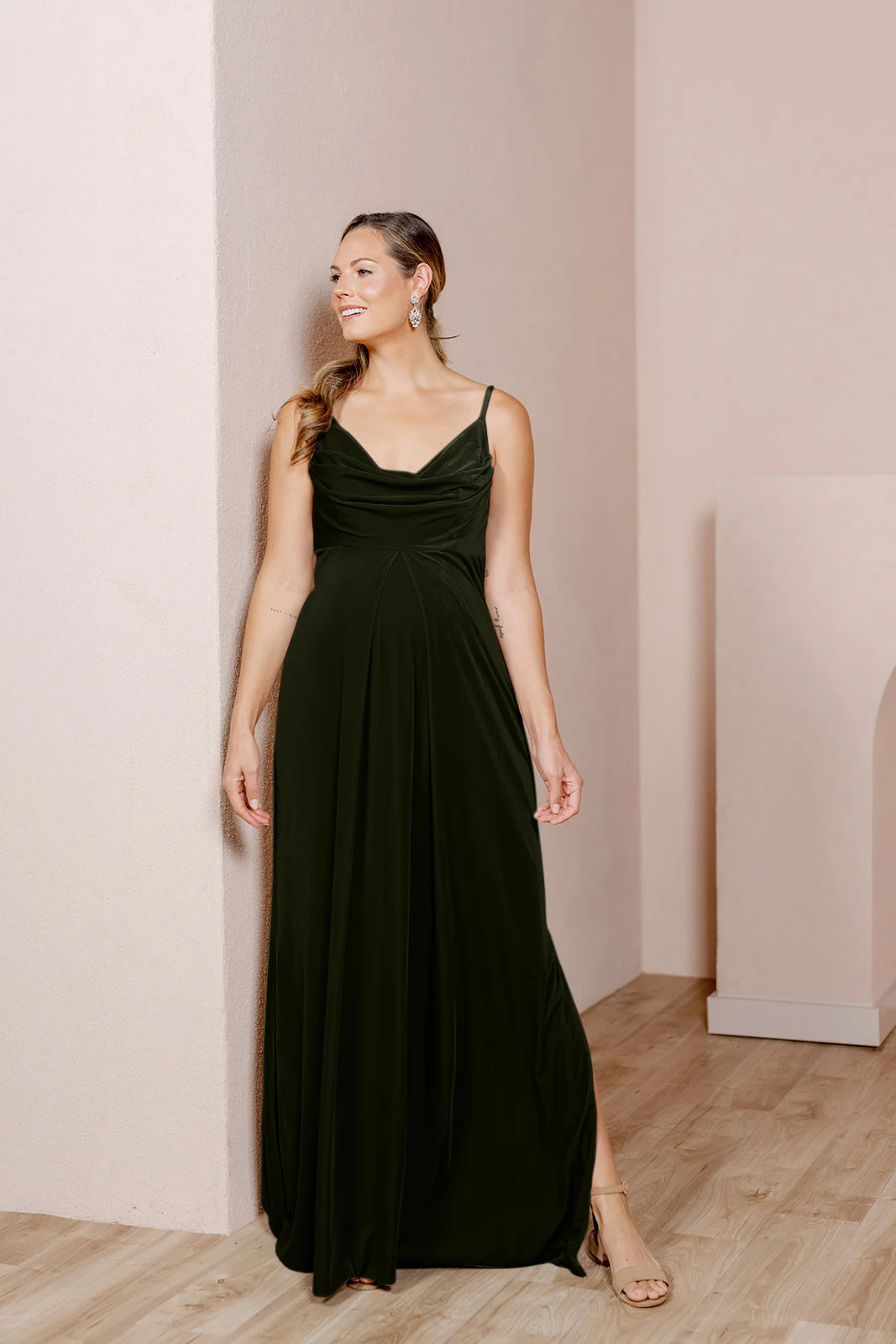Maternity Skye Velvet Dress | Made To Order - Image 14
