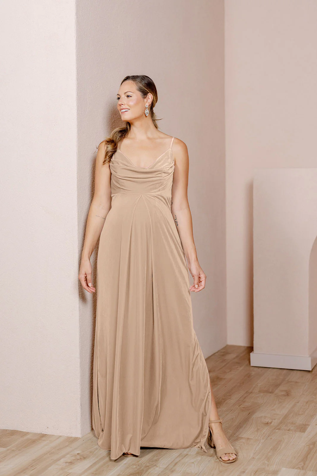Maternity Skye Velvet Dress | Made To Order - Image 29