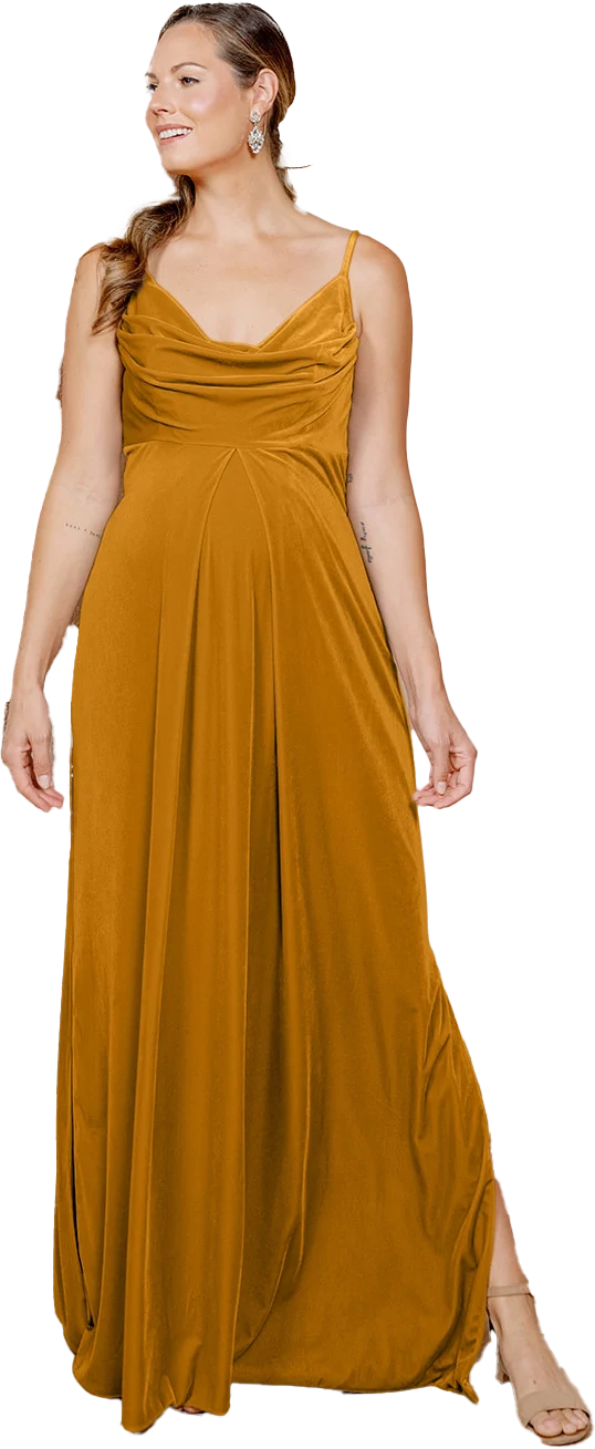 Maternity Skye Velvet Dress | Made To Order - Image 45
