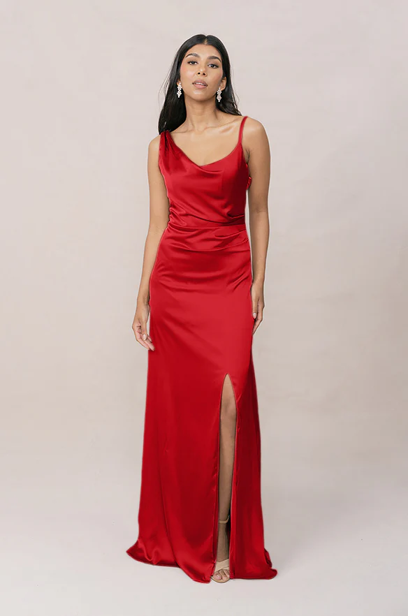 Maxine Satin Dress | Made To Order - Image 123