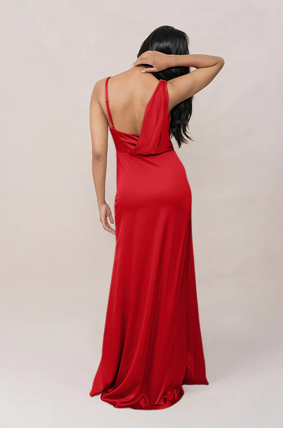Maxine Satin Dress | Made To Order - Image 124