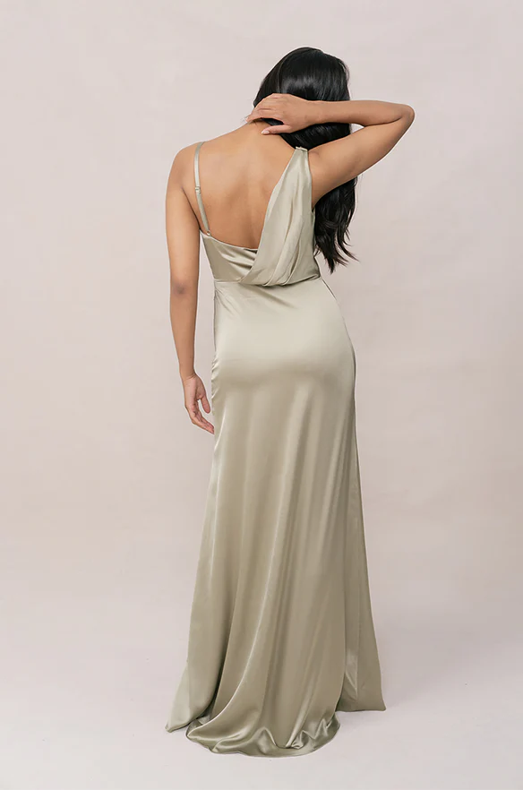 Maxine Satin Dress | Made To Order - Image 138