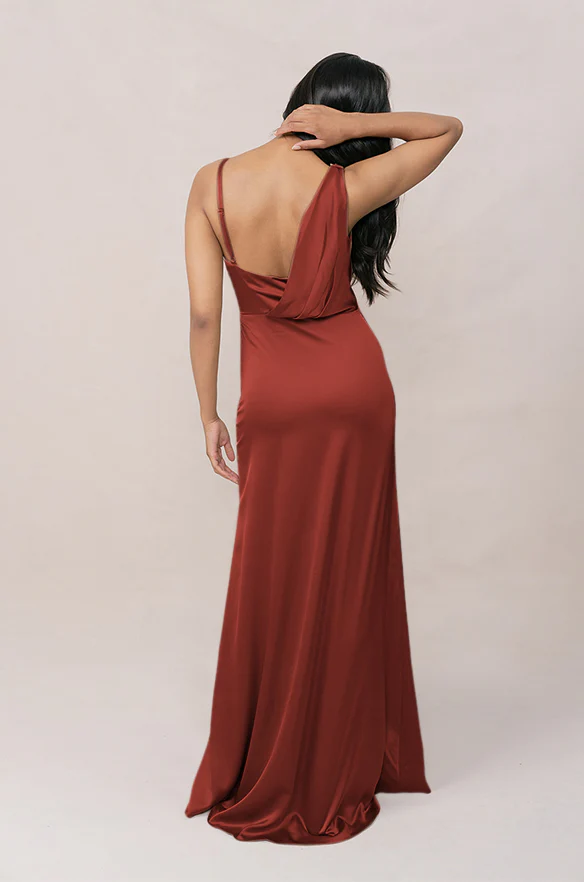 Maxine Satin Dress | Made To Order - Image 148