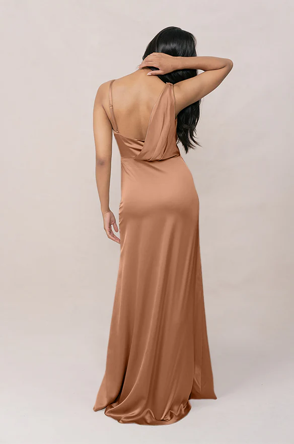 Maxine Satin Dress | Made To Order - Image 150