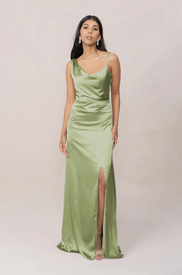Maxine Satin Dress | Made To Order - Image 163