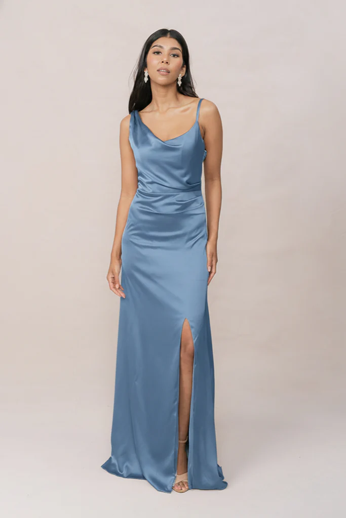 Maxine Satin Dress | Made To Order - Image 167