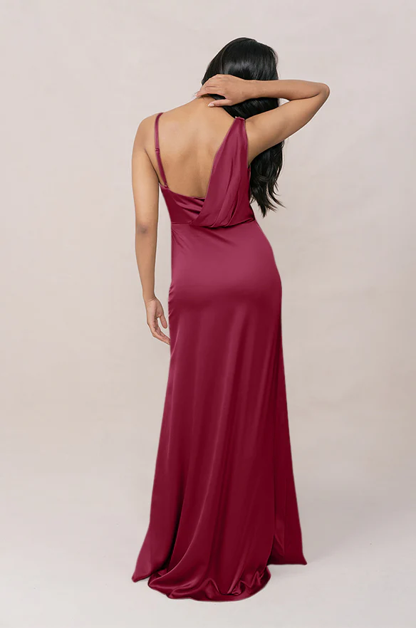 Maxine Satin Dress | Made To Order - Image 60