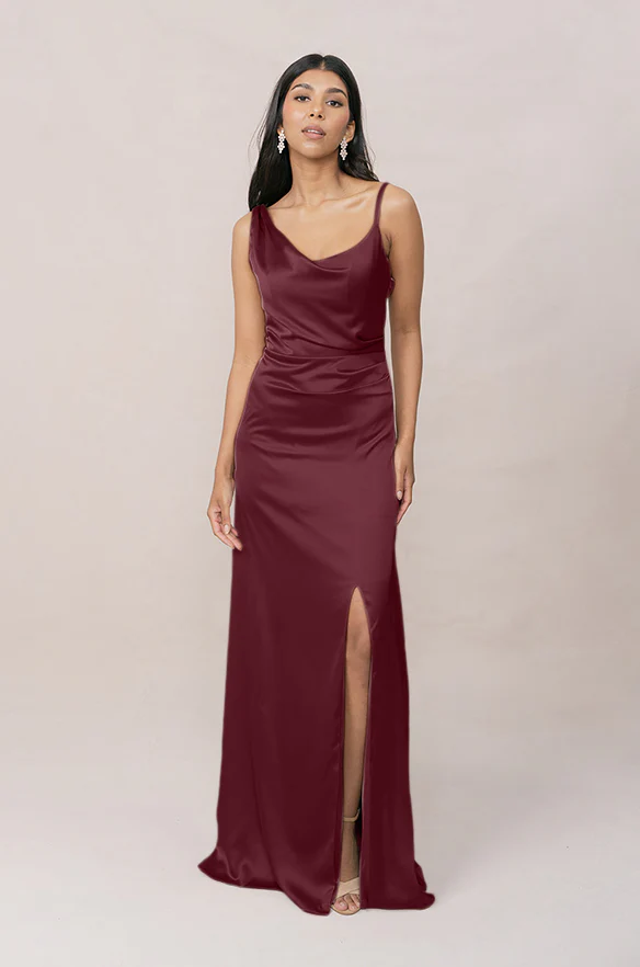 Maxine Satin Dress | Made To Order - Image 67