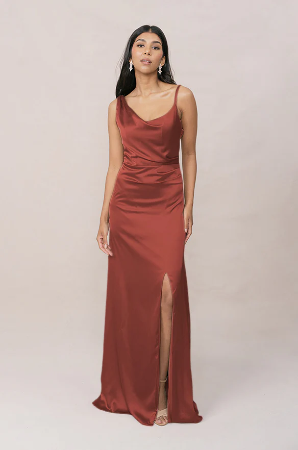 Maxine Satin Dress | Made To Order - Image 69