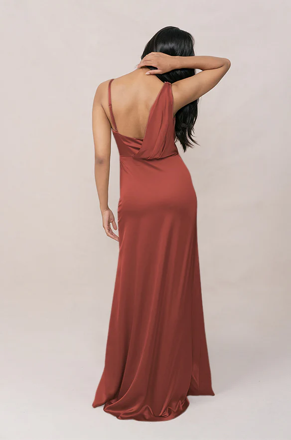 Maxine Satin Dress | Made To Order - Image 70