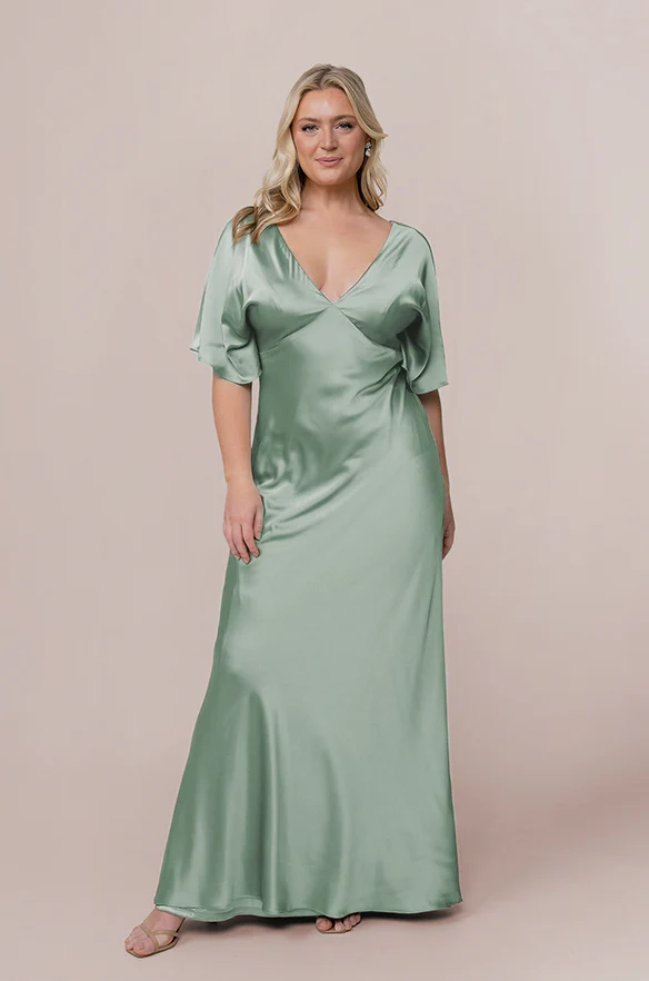 Maya Satin Dress | Made To Order - Image 41