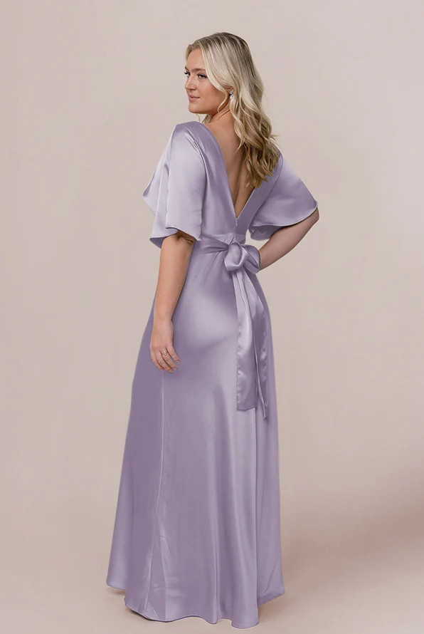 Maya Satin Dress | Made To Order - Image 50