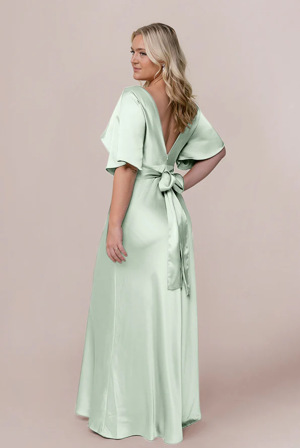Maya Satin Dress | Made To Order - Image 64