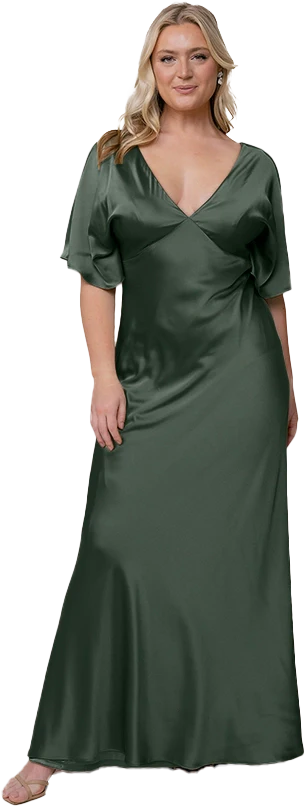 Maya Satin Dress | Made To Order - Image 76