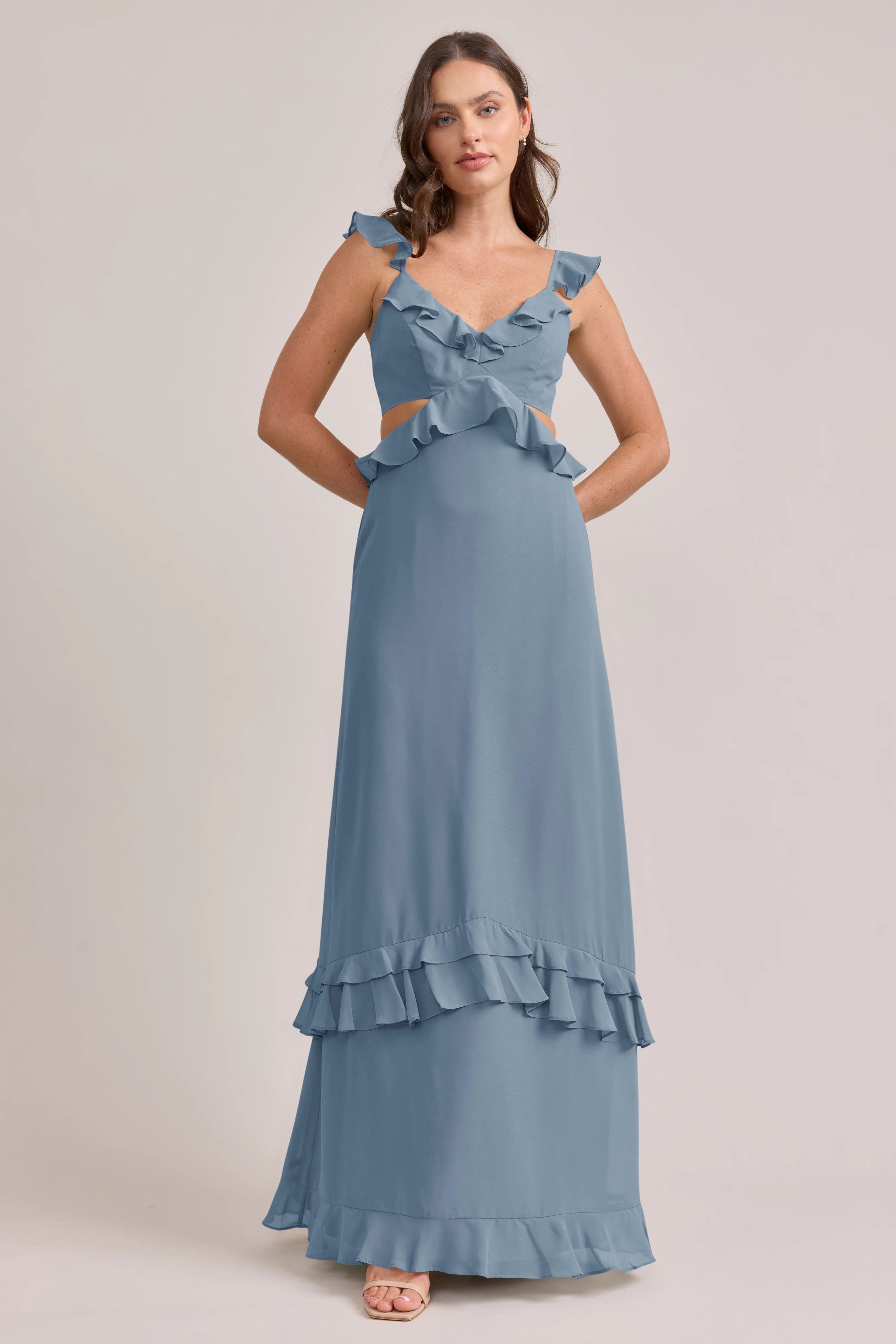 Mia Chiffon Dress | Made To Order - Image 48