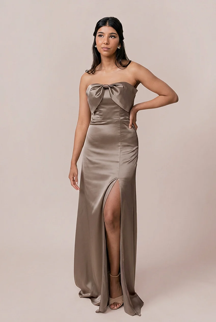 Monroe Satin Dress | Made To Order - Image 111