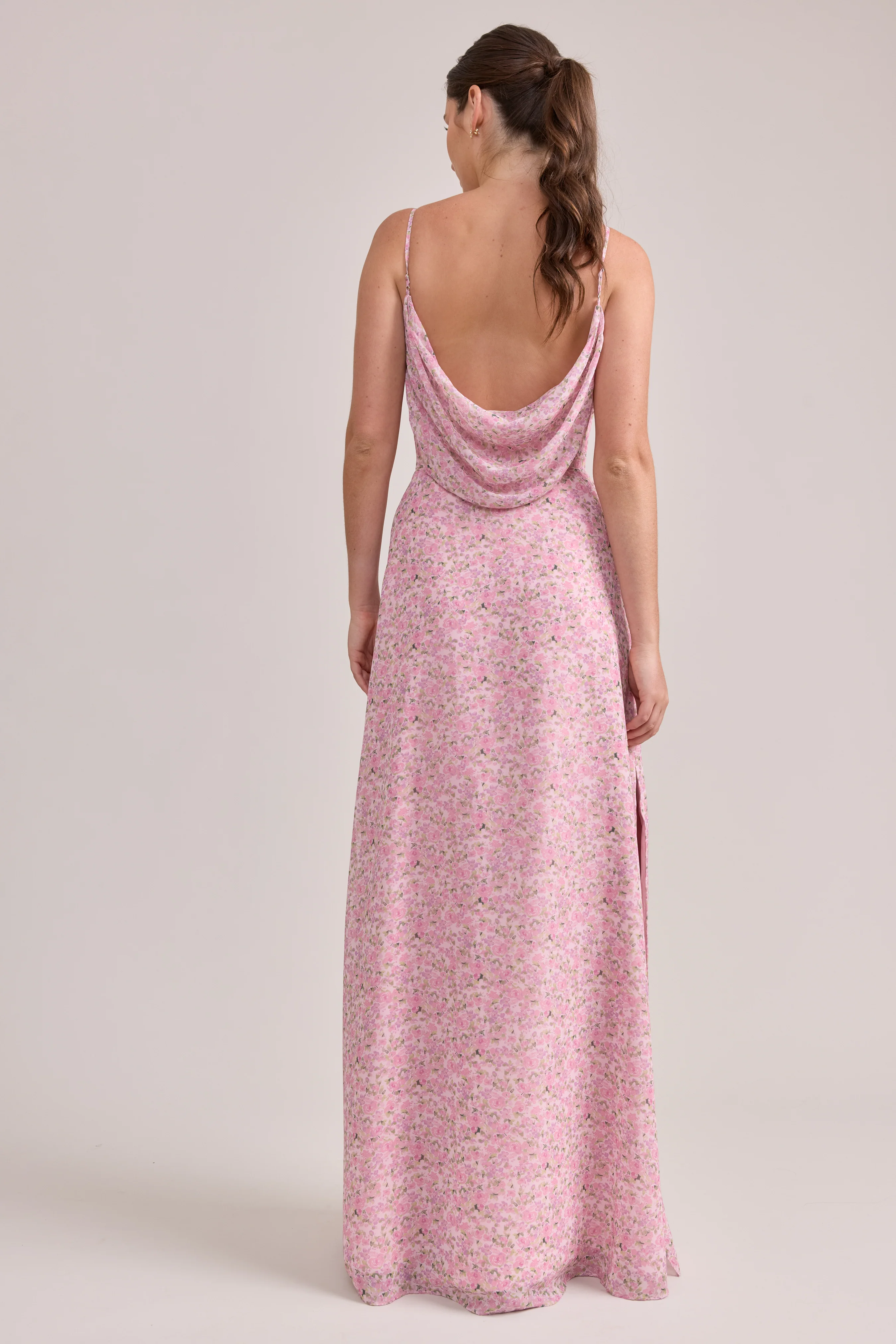 Nadia Chiffon Floral Print Dress | Made To Order - Image 13