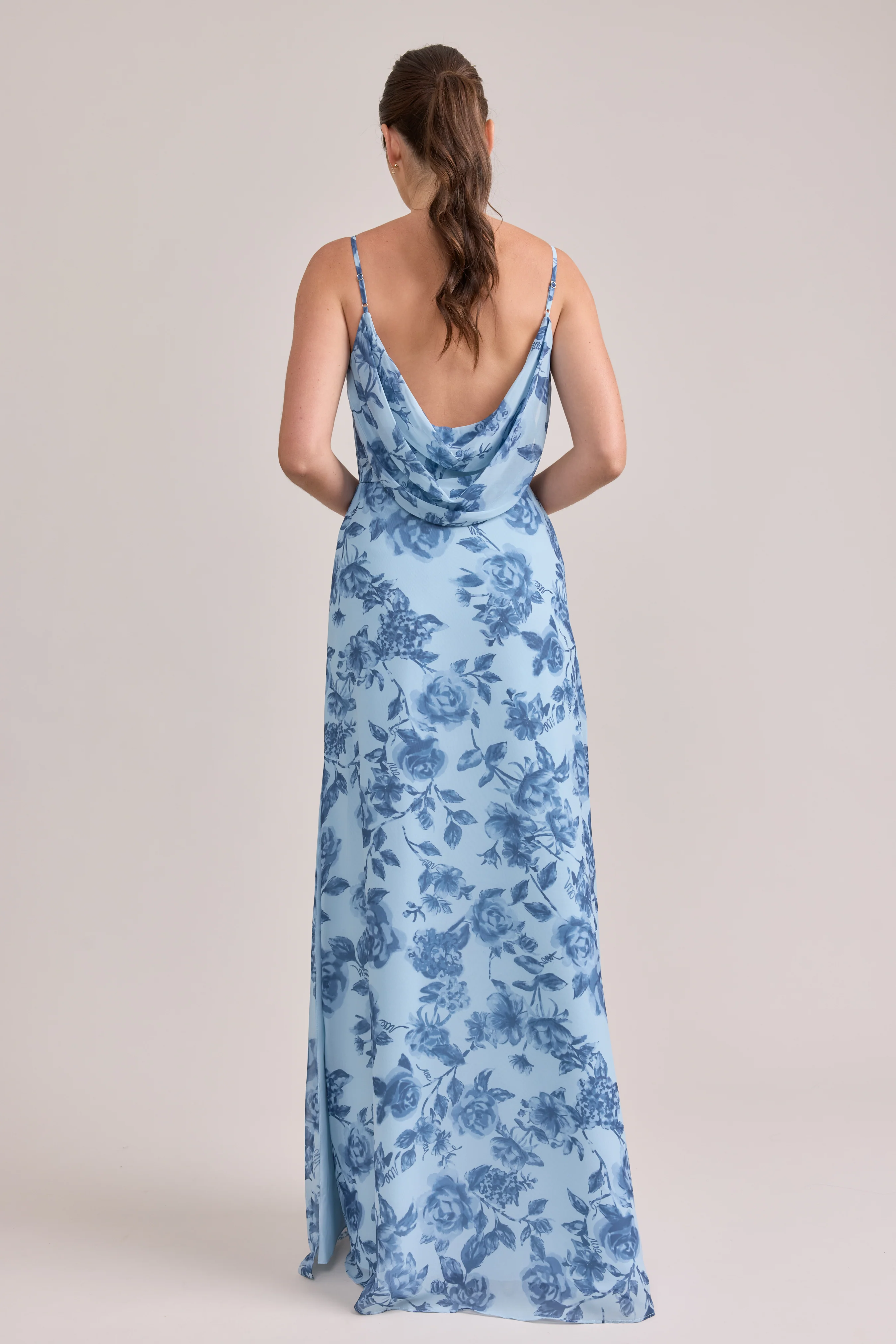 Nadia Chiffon Floral Print Dress | Made To Order - Image 23