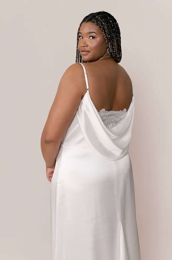 Nadia Satin Bridal Gown | Made To Order - Image 4
