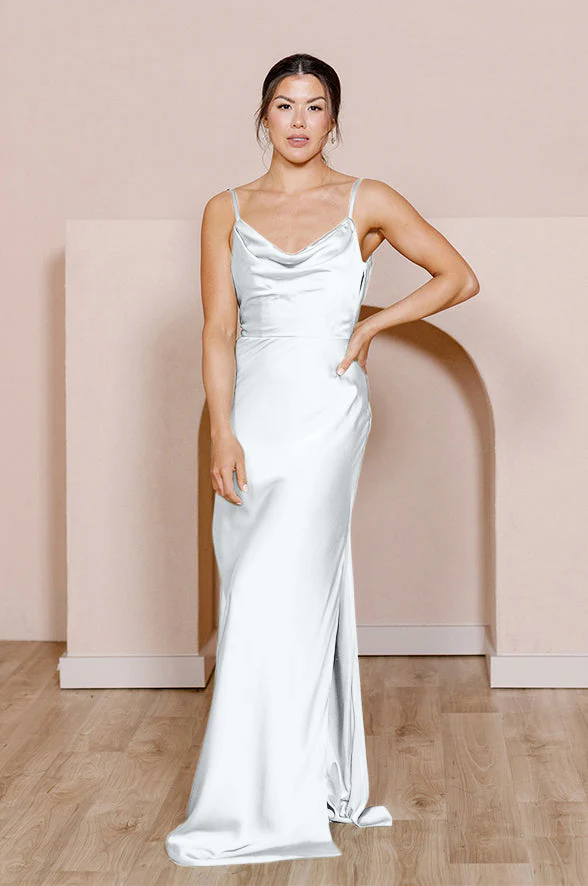 Nadia Satin Bridal Gown | Made To Order - Image 9