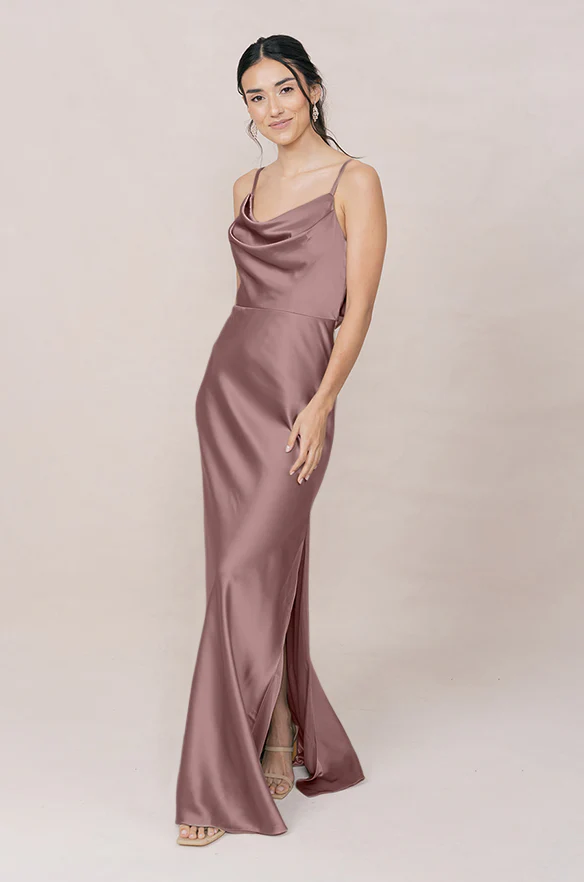 Nadia Satin Dress | Made To Order - Image 134