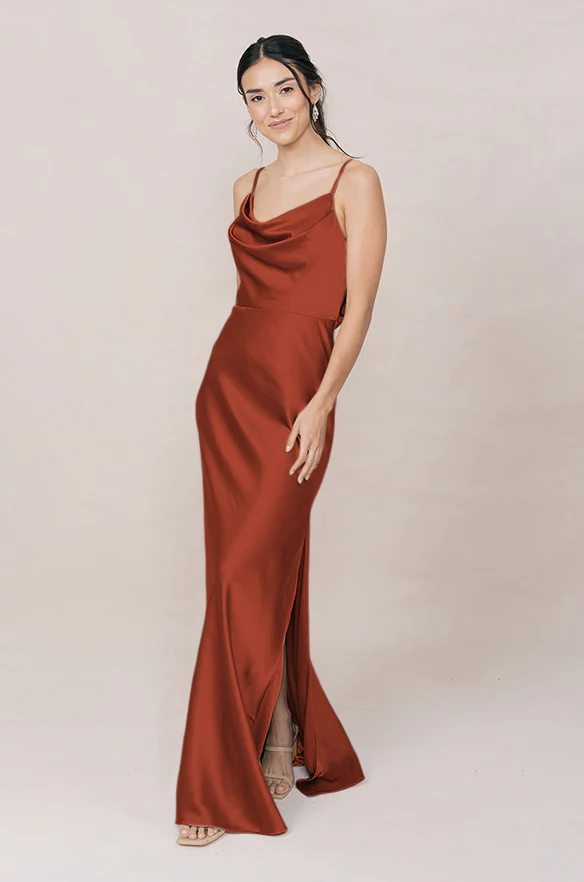 Nadia Satin Dress | Made To Order - Image 140