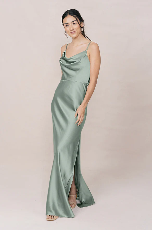 Nadia Satin Dress | Made To Order - Image 142