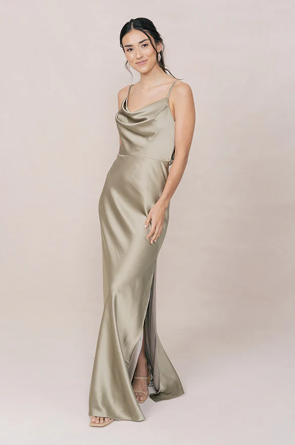 Nadia Satin Dress | Made To Order - Image 144