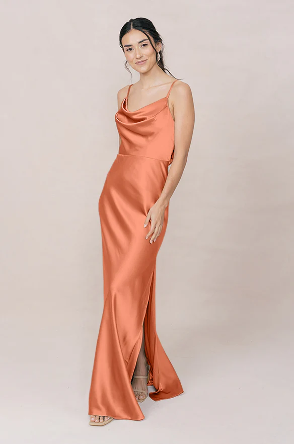 Nadia Satin Dress | Made To Order - Image 150
