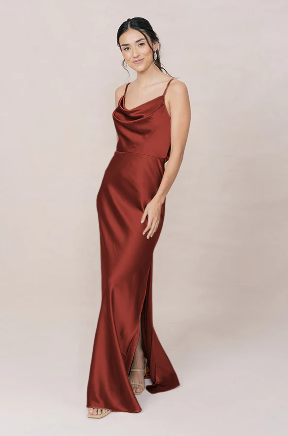 Nadia Satin Dress | Made To Order - Image 154