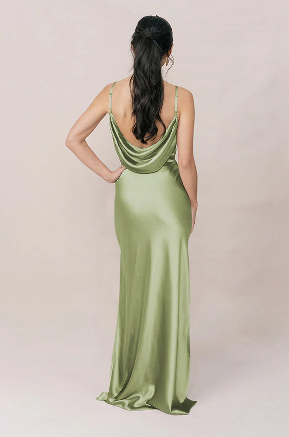 Nadia Satin Dress | Made To Order - Image 163