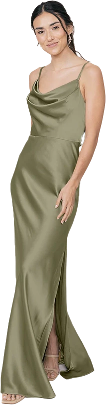 Nadia Satin Dress | Made To Order - Image 43