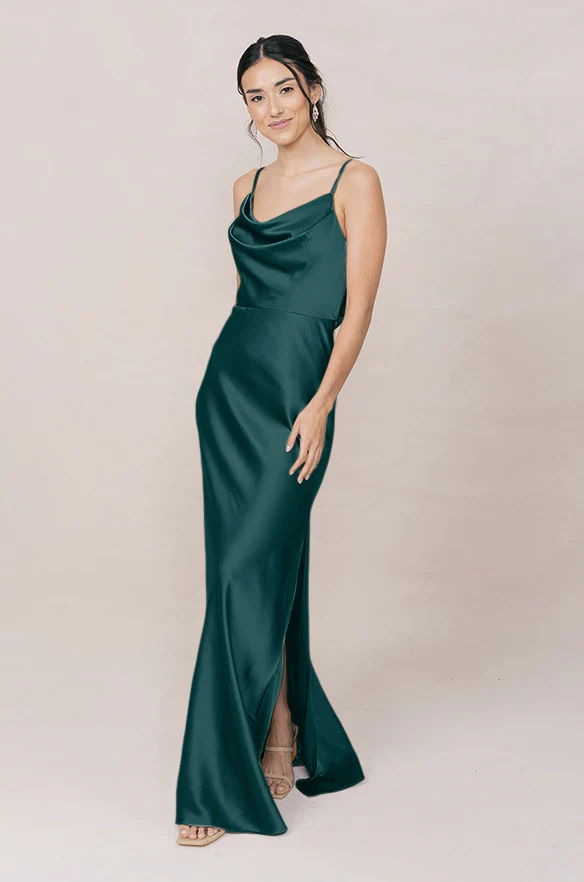 Nadia Satin Dress | Made To Order - Image 78