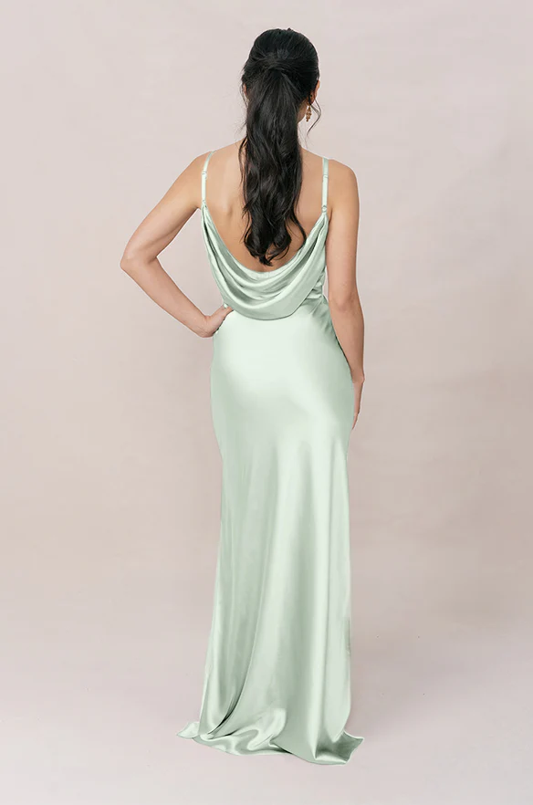 Nadia Satin Dress | Made To Order - Image 9
