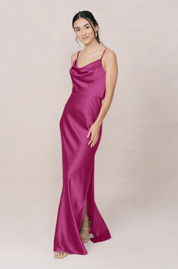 Nadia Satin Dress | Made To Order - Image 96