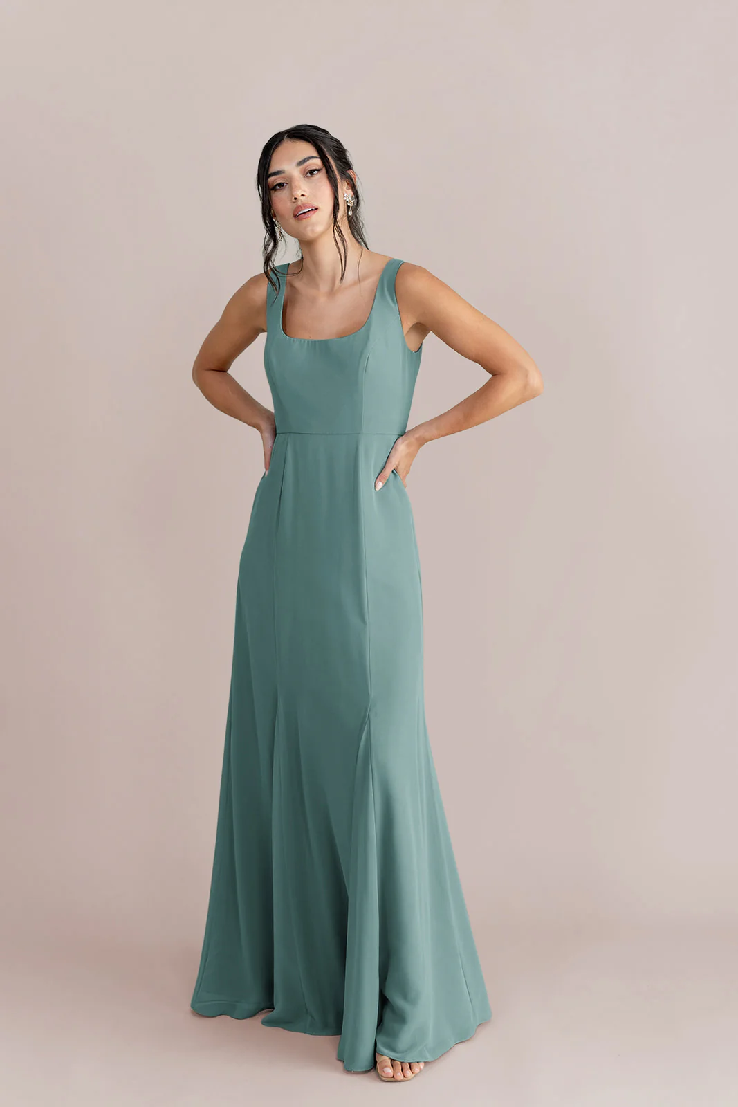 Nicole Chiffon Dress | Made To Order - Image 47