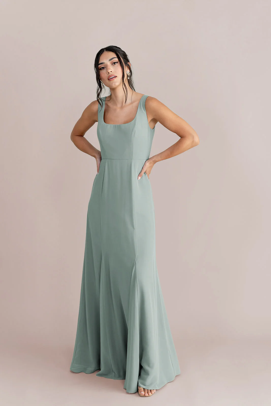 Nicole Chiffon Dress | Made To Order - Image 49