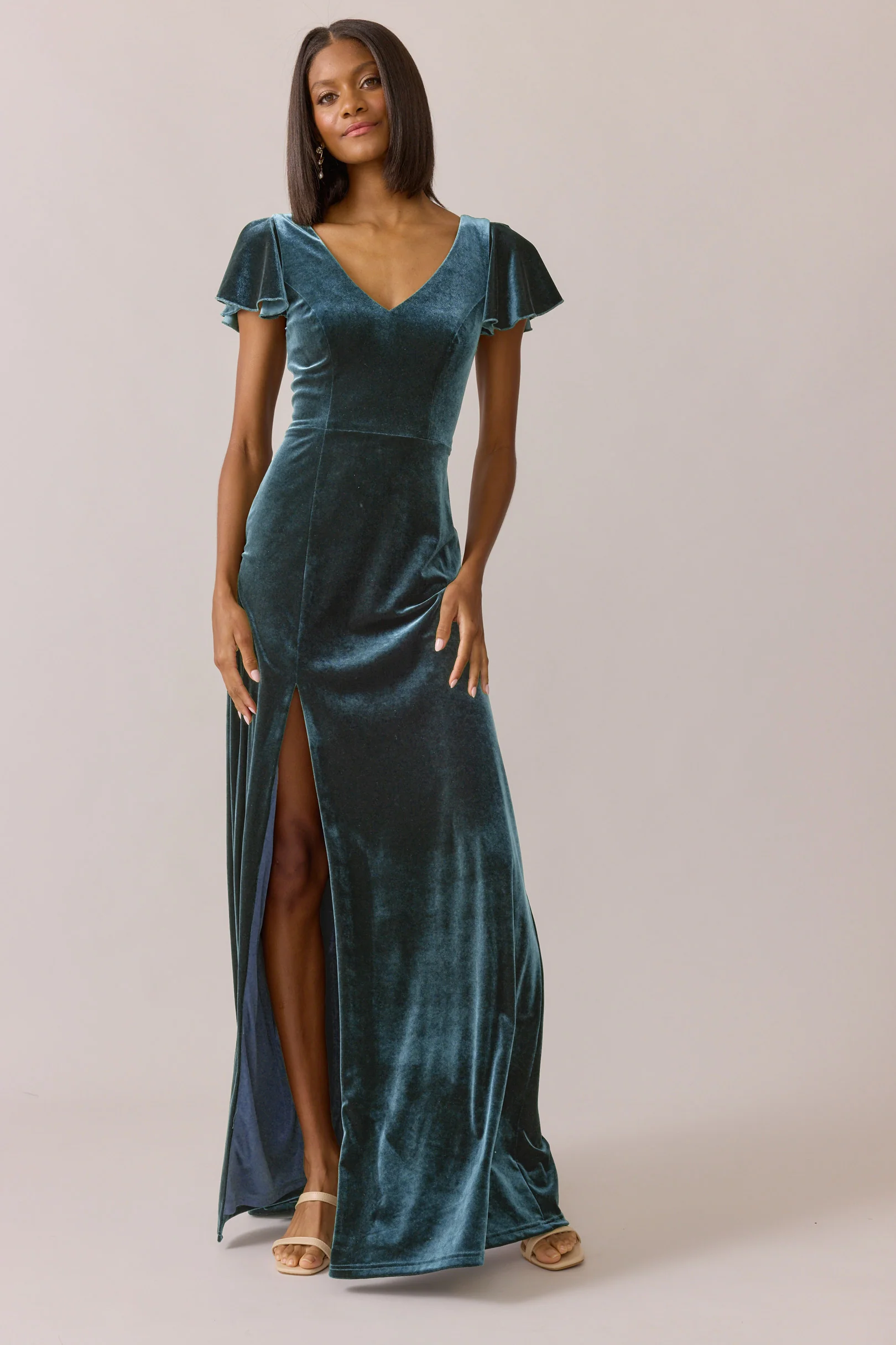 Nora Velvet Dress | Made To Order - Image 32