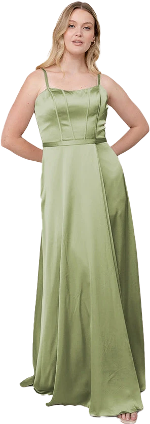 Nova Satin Dress | Made To Order - Image 119