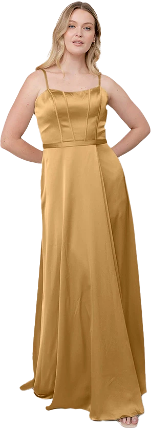 Nova Satin Dress | Made To Order - Image 27