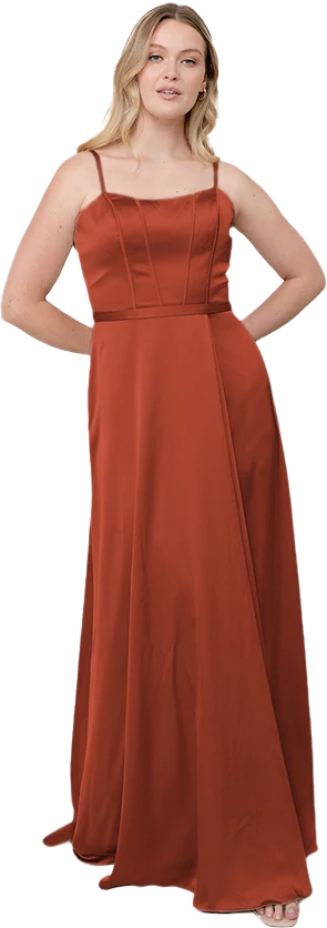 Nova Satin Dress | Made To Order - Image 47