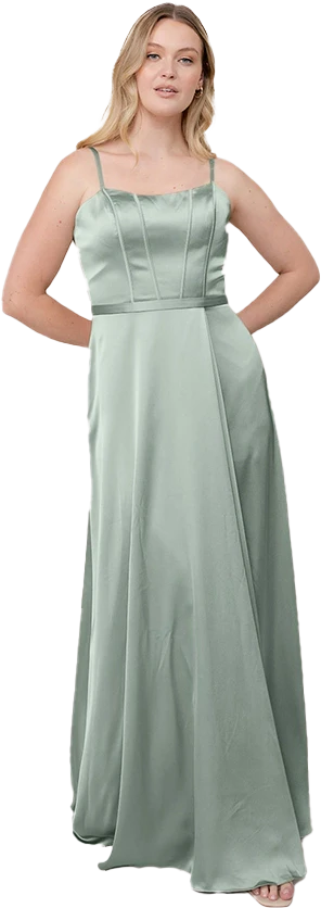 Nova Satin Dress | Made To Order - Image 48