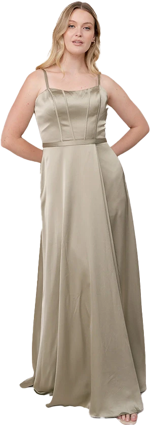 Nova Satin Dress | Made To Order - Image 50