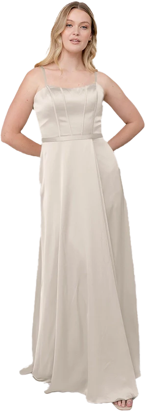 Nova Satin Dress | Made To Order - Image 52