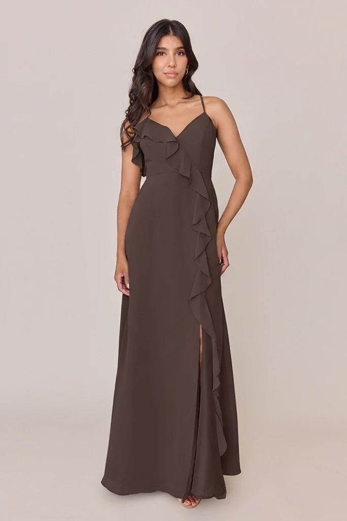 Paloma Chiffon Dress | Made To Order - Image 158