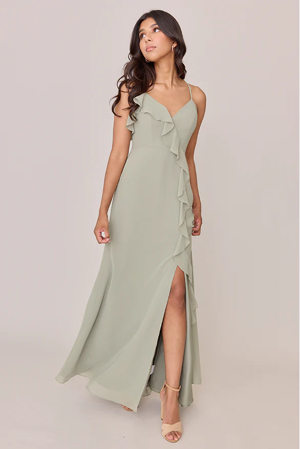 Paloma Chiffon Dress | Made To Order - Image 2
